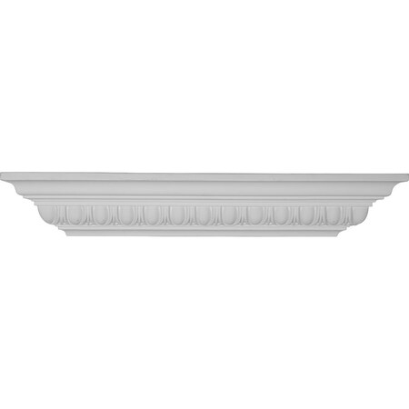 Ekena Millwork 12"W x 3 7/8"H x 5 1/4"P Egg & Dart Shelf SH12X04X05EG